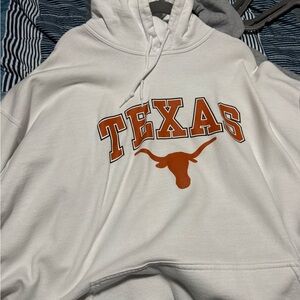 Fanatics Texas Longhorns White and grey and Orange Hoodies (2 hoodies)